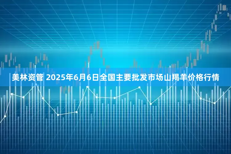美林资管 2025年6月6日全国主要批发市场山羯羊价格行情